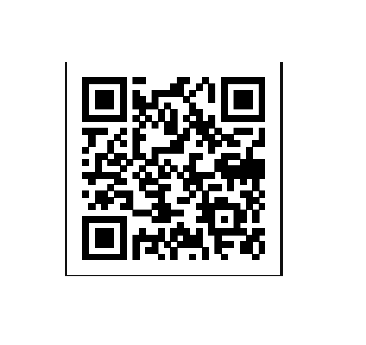 Screenshot of go link qr code